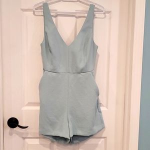 Tie back romper